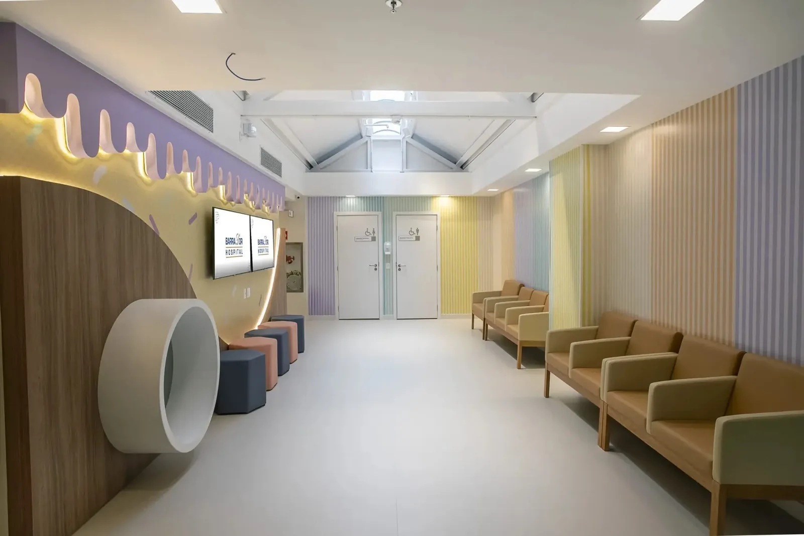 Interior do Hospital Barra D'Or