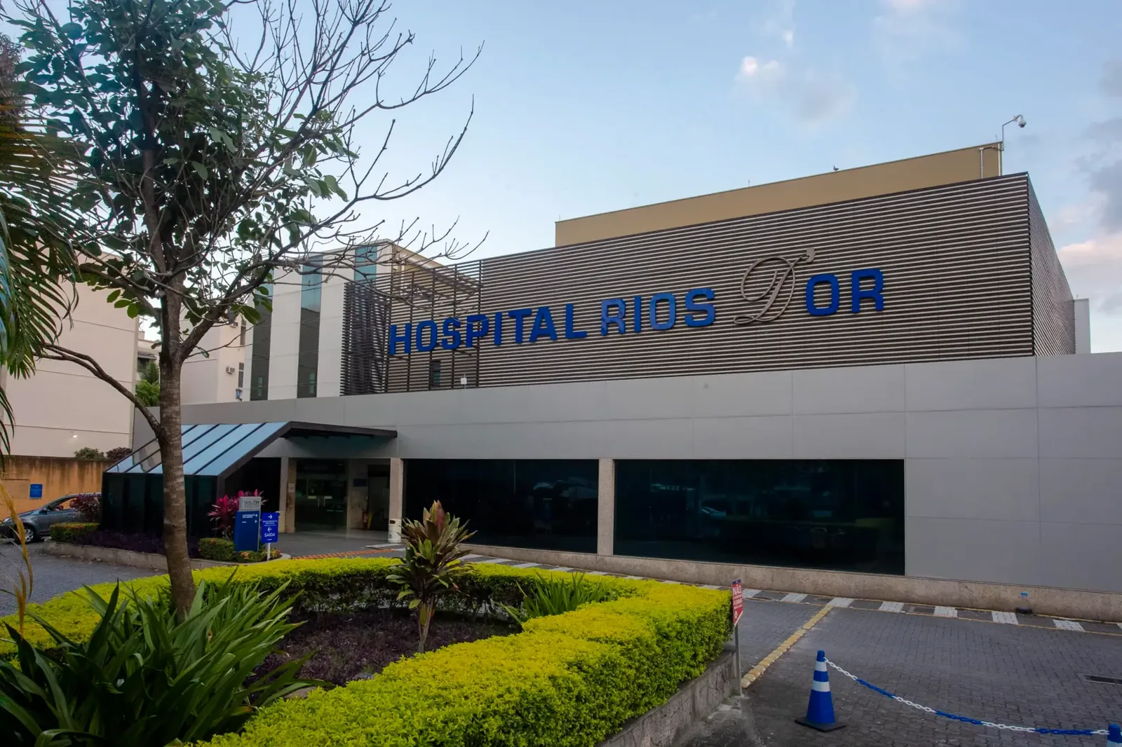 Fachada do Hospital Rios D'Or — Jacarepaguá