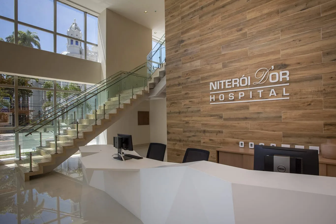 Interior do Hospital Niterói D'Or