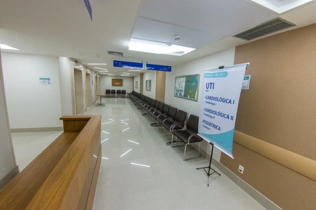 Interior do CHN — Complexo Hospitalar de Niterói